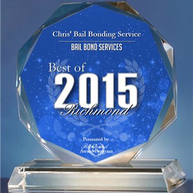 Chris' Bail Bonding Service Receives 2012 Best of Richmond Award